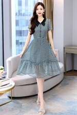 2022夏季新款时尚连衣裙，女装连衣裙，金典明美