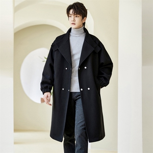 得物/直播【精品货】风衣男中长款毛呢大衣男韩风F933批125品牌A