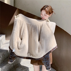 新品2025女装冬装新款复古植绒牛仔羊羔毛外套8077-p205-k308，女装棉衣/棉服，2C266