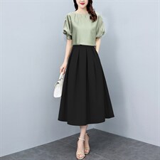 上绿下黑