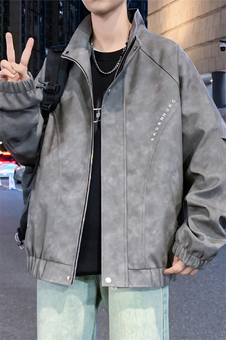 1018-JK635-P75仿版必究--主推优质男士休闲青少年潮流皮夹克外,男装夹克,星座1018