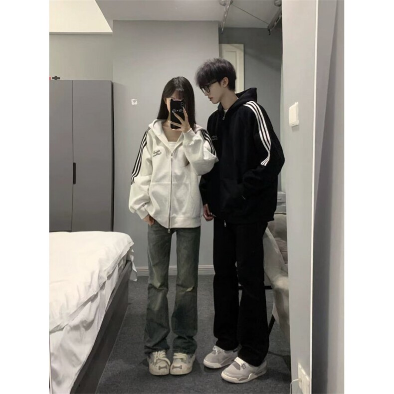5486-P55原版刺绣/三杠织带/后包领休闲情侣卫衣薄款/加绒,女装卫衣/绒衫,星座617A-2