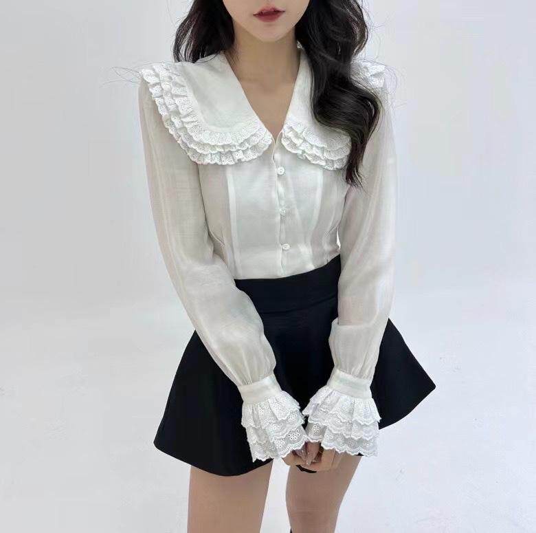 高腰百搭A字裙裤，其它，HE