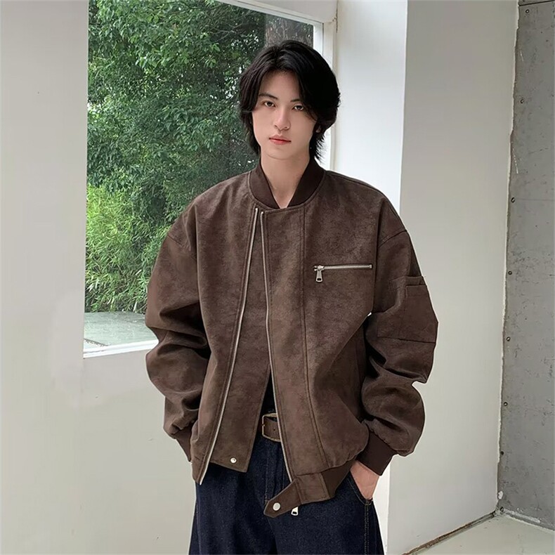 抖音得物痞帅外套男ins高街潮牌港系原宿风韩版潮宽松夹克AY1037,男装夹克,电商A443