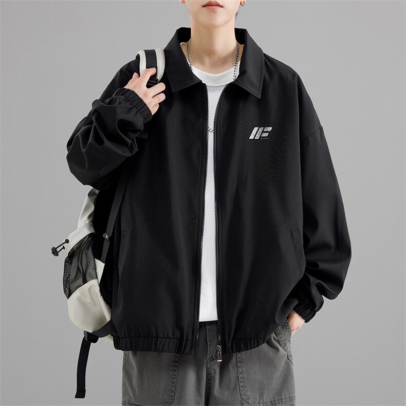 新款春款高品质休闲百搭男复古飞行夹克外套JK706P49,男装夹克,电商C408-1(原B339-1)