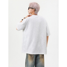 夏季美式高街cleanfit凹凸字母钢印短袖货号T25182P35，男装T恤，电商A063