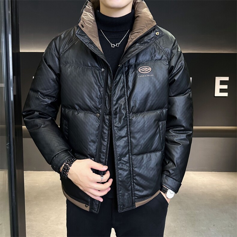 大货冬季皮羽绒服男立领加厚保暖防寒服C317-Y8215-P185,男装羽绒服,电商C317