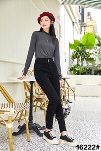 ? UU?? ? 16222# ? 高腰排扣牛仔裤 ?,女装牛仔裤,都市米兰