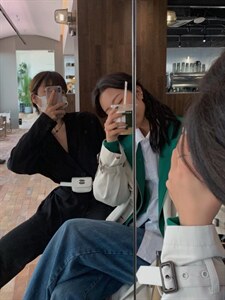 现货 两件套风衣 可脱卸 韩系图片