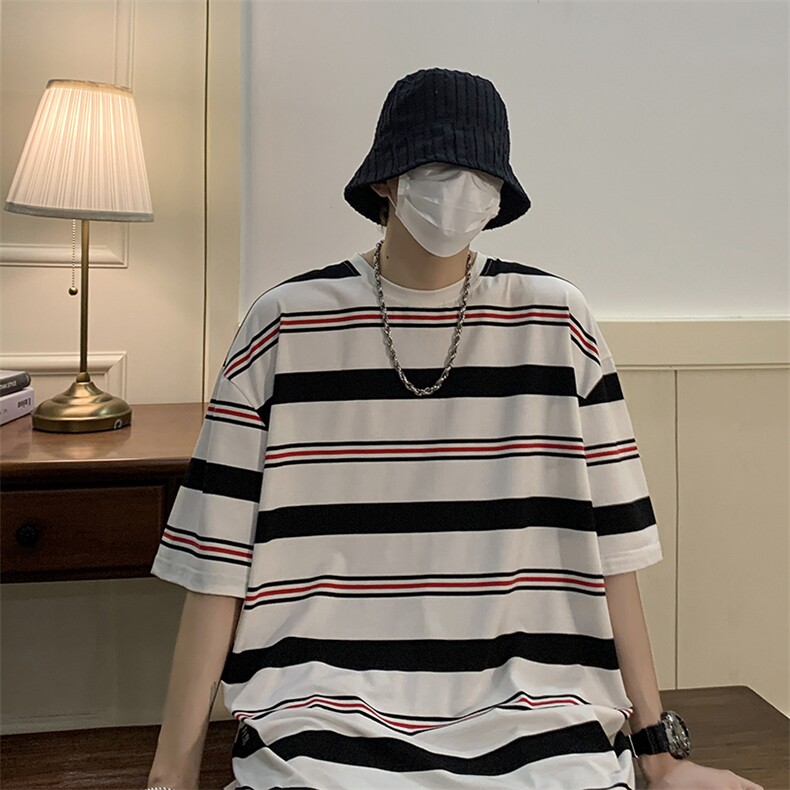 703-T315-P35精梳棉休闲条纹T恤,男装T恤,星座703-1
