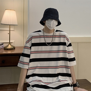 703-T315-P35 精梳棉休闲条纹T恤图片