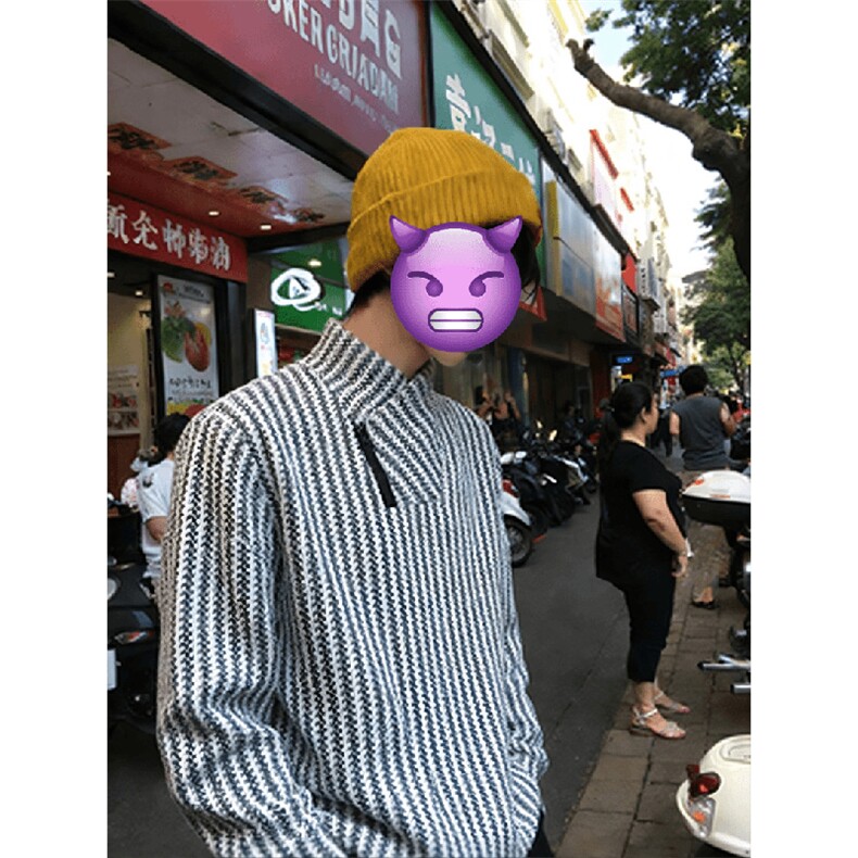 高品质春装新款老钱风美式高街鱼骨纹斜拉链解构高领卫衣长袖t恤,男装T恤,电商A486