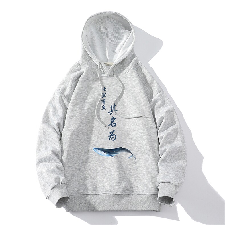 WY2261-P35纯连帽卫衣男大码运动帽衫宽松薄砖墙,男装卫衣,电商A040A