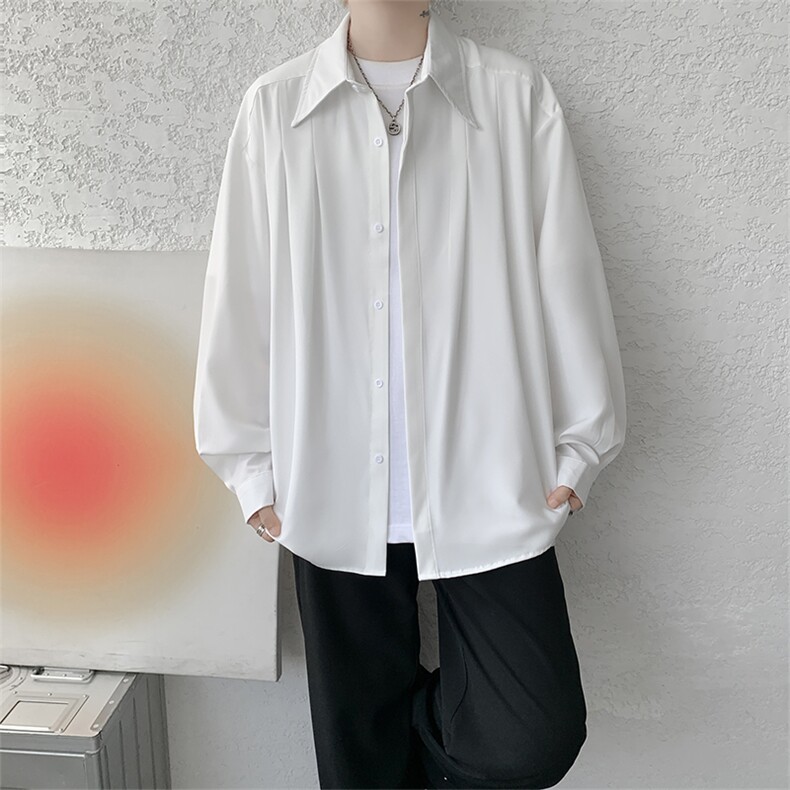 春秋男士衬衫外套韩版休闲长袖衬衫打底西装领四季可穿衬衫P45,男装T恤,电商B319
