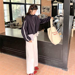 休闲蕾丝拼接黑色短外套女春秋2025新款小个子夹克上衣爆款高级感图片