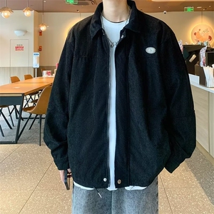 工装外套男春秋款季cityboy复古痞帅宽松灯芯绒休闲夹克 W198图片