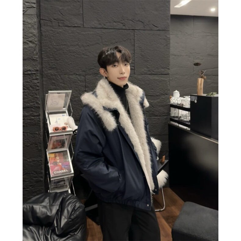 座山雕外套男冬季加厚2026新款加厚棉服美式高级感穿搭棉衣，男装棉衣，星座903-1