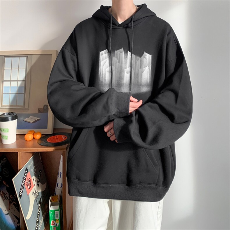 ！连帽圆领卫衣男装港风帽衫男LM147-P35,男装卫衣,电商B367
