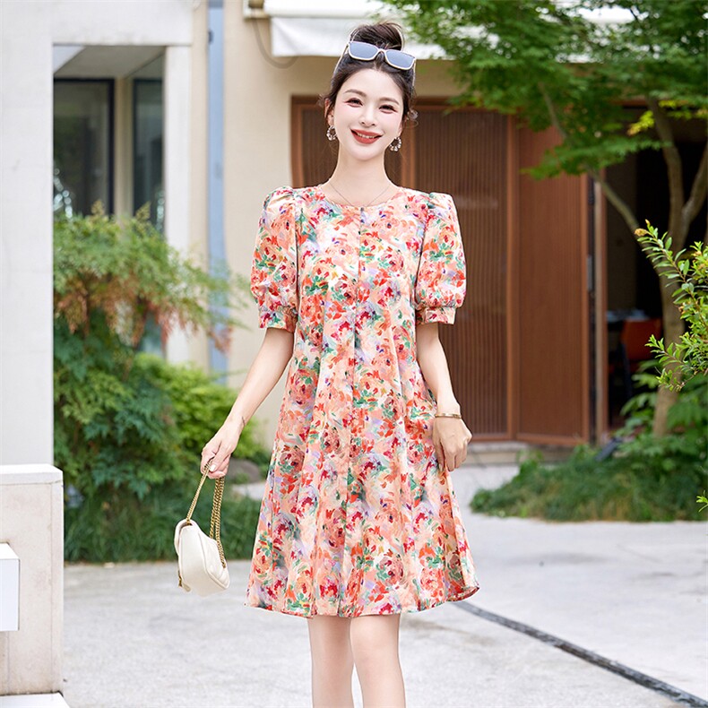 棉麻连衣裙夏季2024新款衣服大码女装超好看高端精致气质连身裙子,女装连衣裙,布芭啦