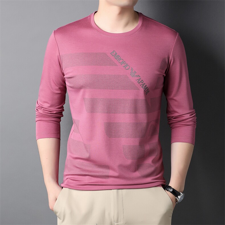 AL20018钱塘2020-3中青年男士长袖春秋季薄款休闲T恤主推款P55,男装T恤,钱塘207-3