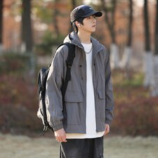 户外防晒衣男士休闲夹克潮流薄款外套潮流春夏款A266-FS001-P35，男装防晒衣，电商A266