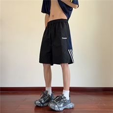 夏季美式高街hipho泡泡肌理速干运动五分短裤货号CK2517，男装牛仔裤，星座227-1