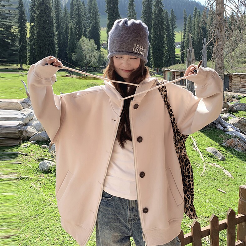 【新款】韩版宽松连帽大卫衣P135-K188，女装卫衣/绒衫，2C305