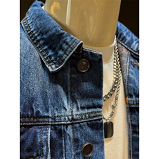 1506-1/JGW66021/P夹克男美式复古潮流印花工装牛仔衣服，男装工装外套，星座1506-1