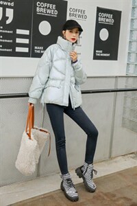 冬季羽绒服图片
