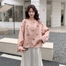 高端刺绣新中式风外套2C081-0261P175K288，女装短外套，2C081