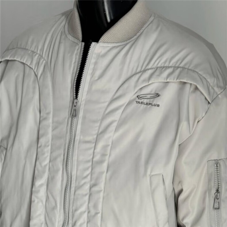 冬季解构弧形小众短款飞行服夹克加厚保暖棒球棉服潮LF1017P100,男装夹克,电商D256-2(原A064-2)