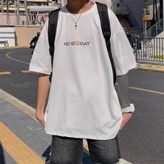 DX17090-P20纯棉短袖t恤男大码半袖打底衫宽松体恤衫港风，男装T恤，电商A040