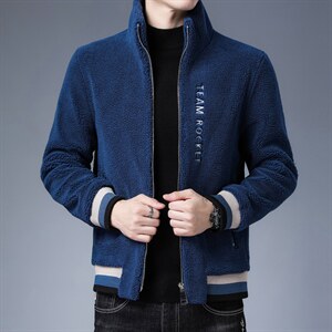2023秋冬新款休闲外套男翻领商务中年爸爸装夹克ZL10248-P175,男装夹克,电商B212（原钱塘6029）
