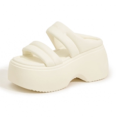 厚底凉鞋女夏季时尚外穿2024新款欧洲站松糕时尚百搭增高凉拖鞋，女鞋拖鞋，星座1407-3