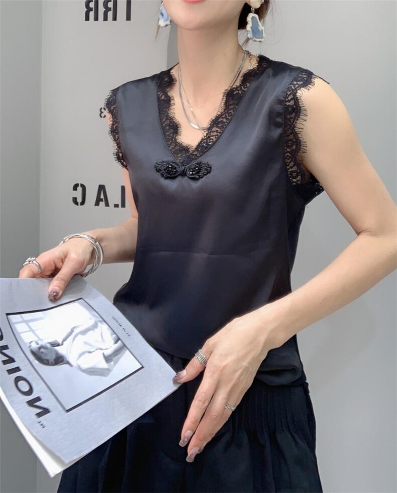 风盘扣背心打底，女装背心吊带，帝瀛 DY