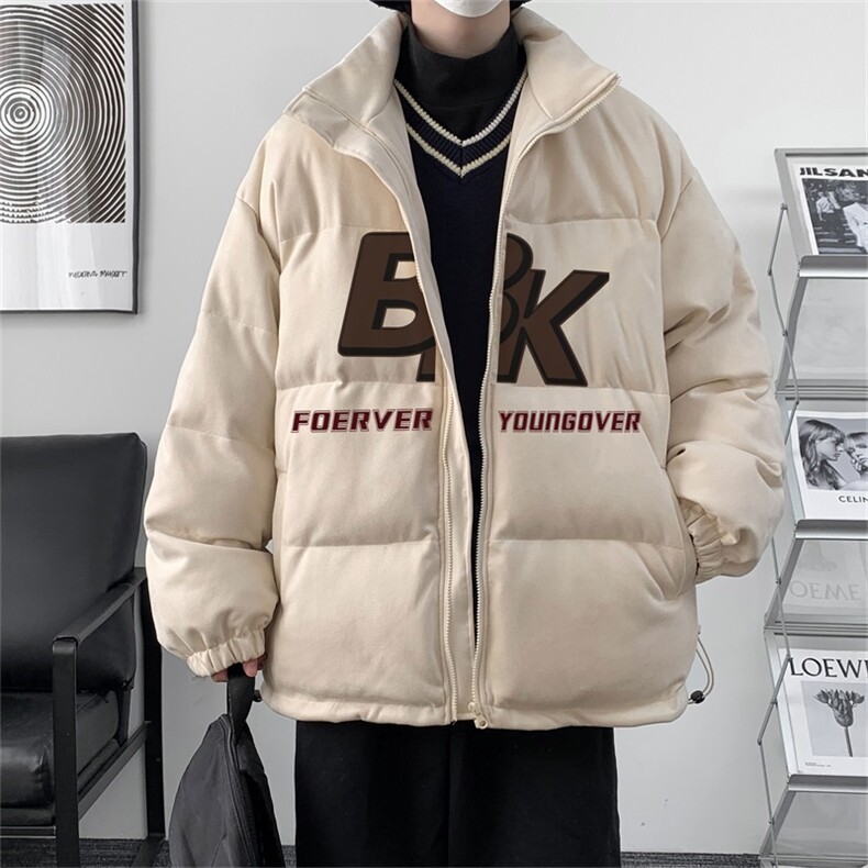wassuphappy美式棉服男款冬季潮牌痞帅保暖棉衣外套加厚休闲棉袄,男装棉衣,电商A028