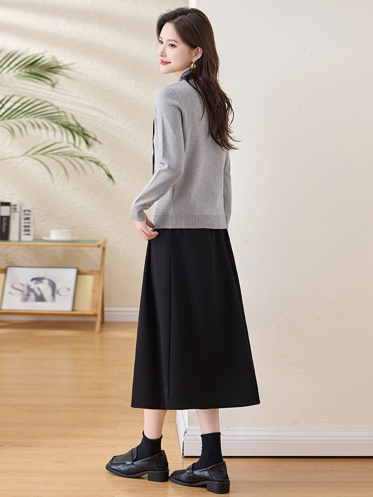2025年秋季新款套装小香风套装毛衣两件套甜美休闲性价比高8503,女装套装/套裙,欣贝拉