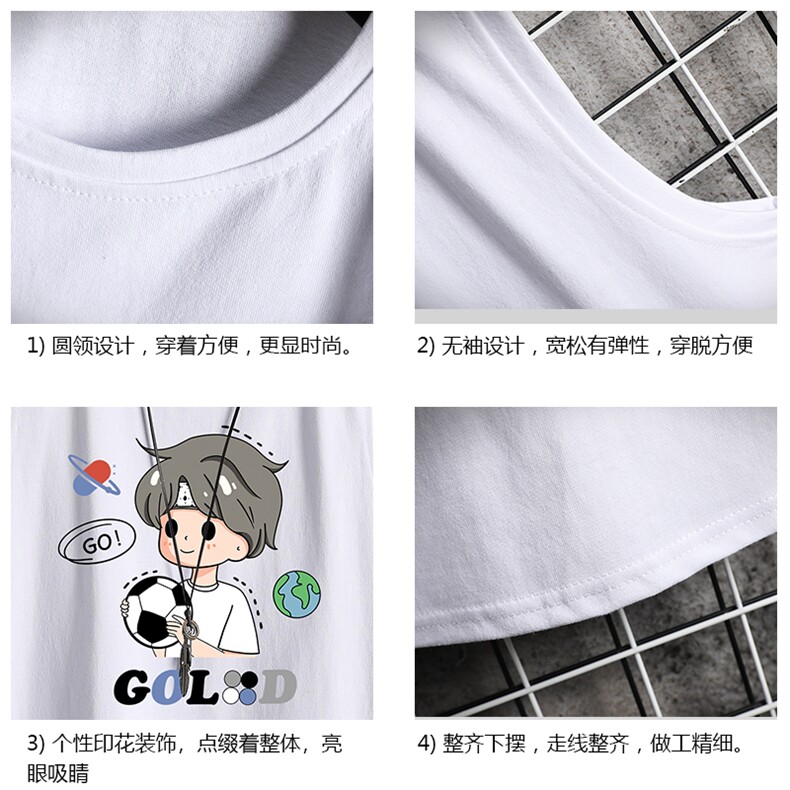 BX25207-P20港风运动汗背心男大码汗衫男无袖T恤男网格,男装T恤,电商A040A