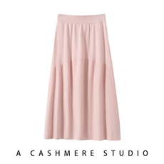 2025百搭时尚简约羊绒半身裙，女装半身裙，戎叶云台