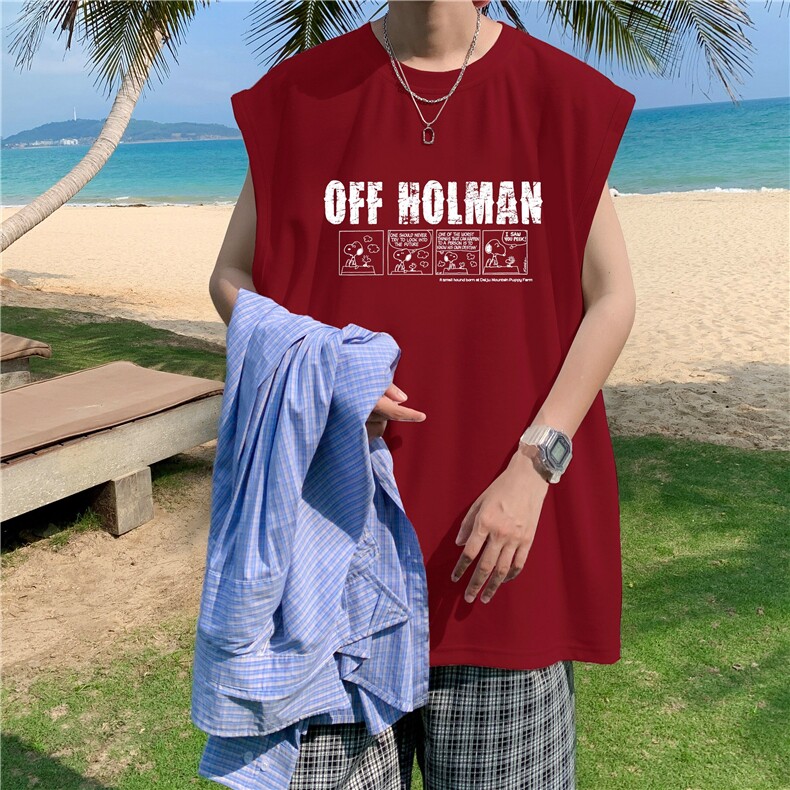 量大图低自动【有货】纯棉背心HD019-1-BX2595-P20，男装背心/马甲，电商019-1