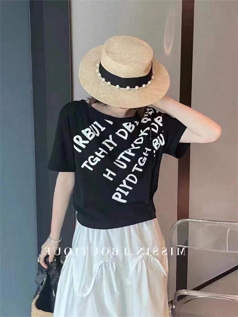 短袖上衣，小衫,女装,时尚组合
