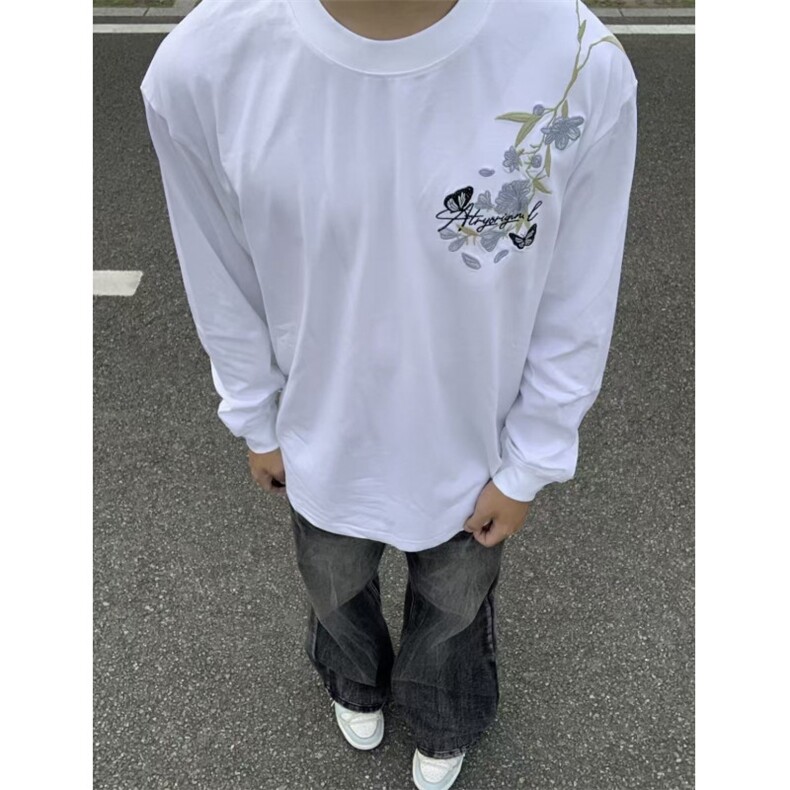 刺绣原版做法秋季宽松时尚休闲卫衣,男装卫衣,四季星座505