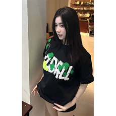 特殊工艺网球毛巾刺绣高品质260克双纱纯棉美式高街短袖T恤，男装T恤，电商A486