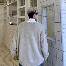 美式开衫毛衣男款宽松慵懒高级感针织外套韩系氛围感穿搭Y013-P53，男装针织衫/毛衣，星座308B-2