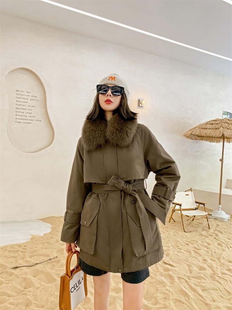 皮草派克，女装皮草，洲忆家