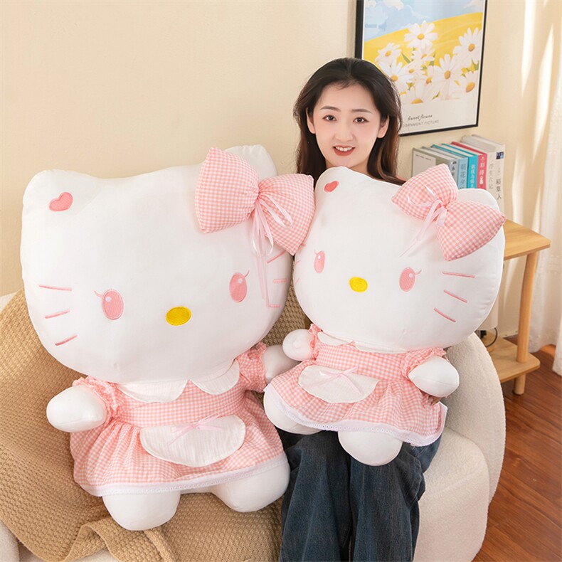 新款hellokitty玩偶毛绒玩具公仔洛丽塔KT猫布娃娃儿童生日礼物女，童园毛绒玩具厂