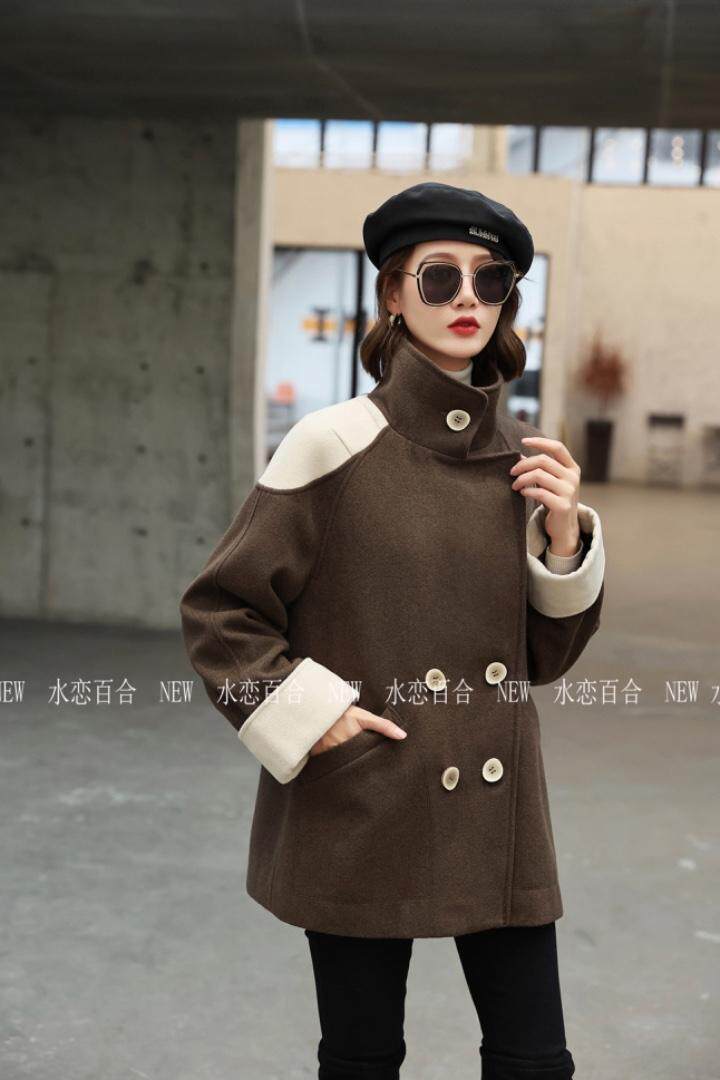 绵羊毛大衣，其它，水恋百合