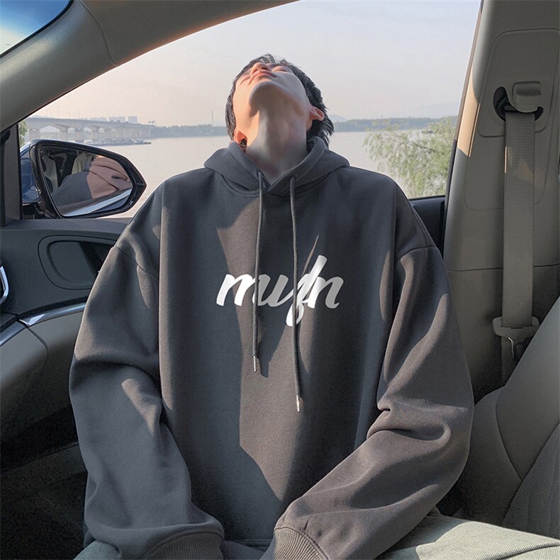 抖音得物供货可提供视频秋冬重磅美式宽松连帽卫衣DL2037,男装卫衣,电商A486