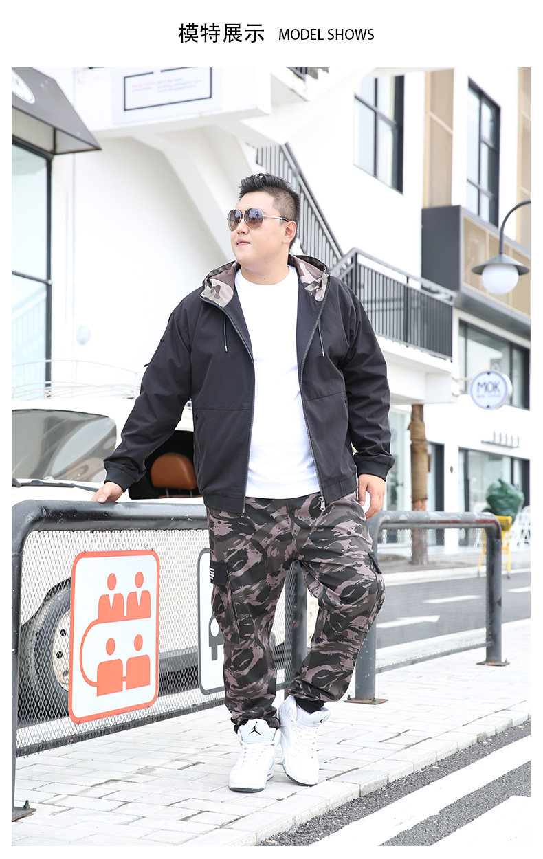 加肥加大码男连帽夹克刺绣外套5032-1_9023（M-4XLP655XL-9XLP75,男装夹克,星座1516-1