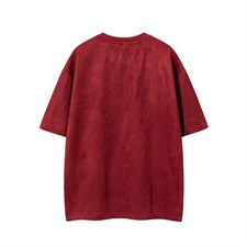 1竹竹高升烧花麂皮绒大码M-5XL短袖T恤JDT77787特P25块供抖音视频，男装T恤，星座226-2